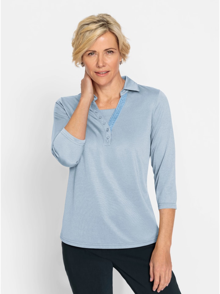 

Рубашка с рукавами 3/4 светло-голубого цвета WITT WEIDEN