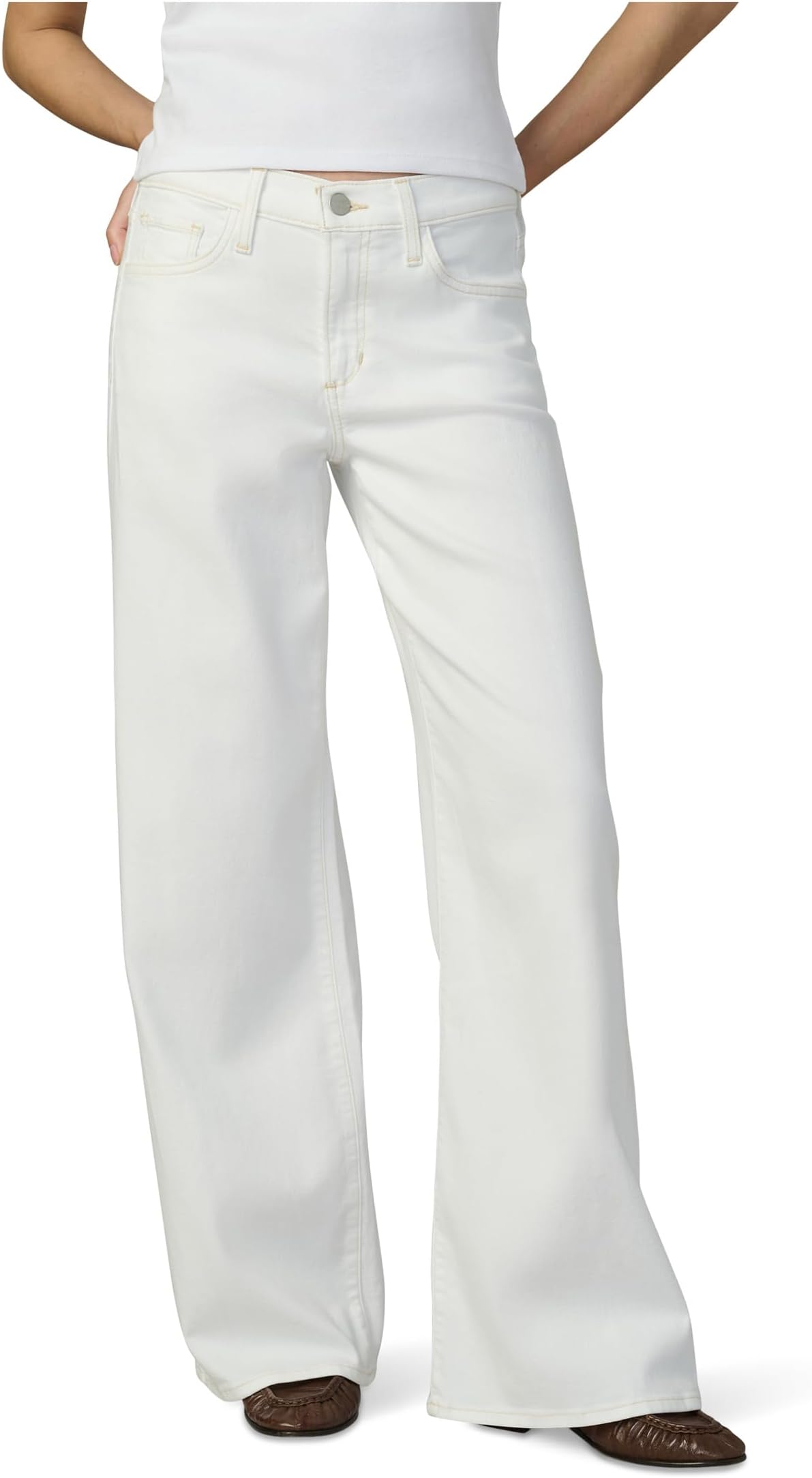 

Джинсы Joe's Jeans The Lou Lou Low Rise Wide Leg, White