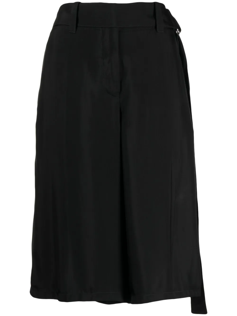 

Широкие шорты с поясом JIL SANDER, черный