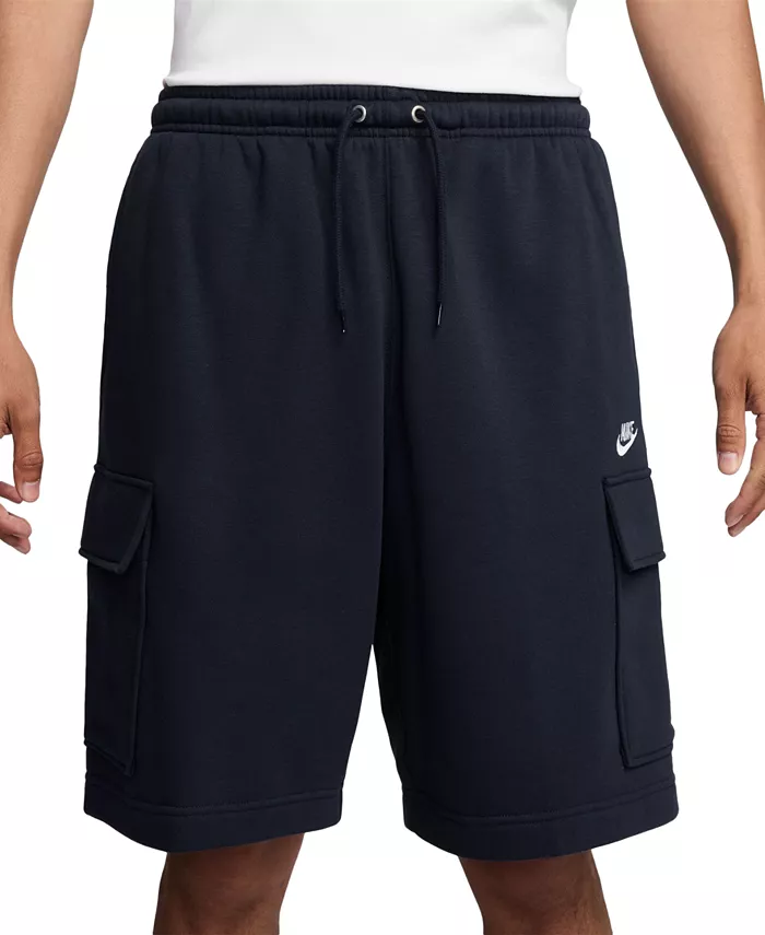 

Короткие мужские шорты-карго из мягкого флиса Club Nike, синий