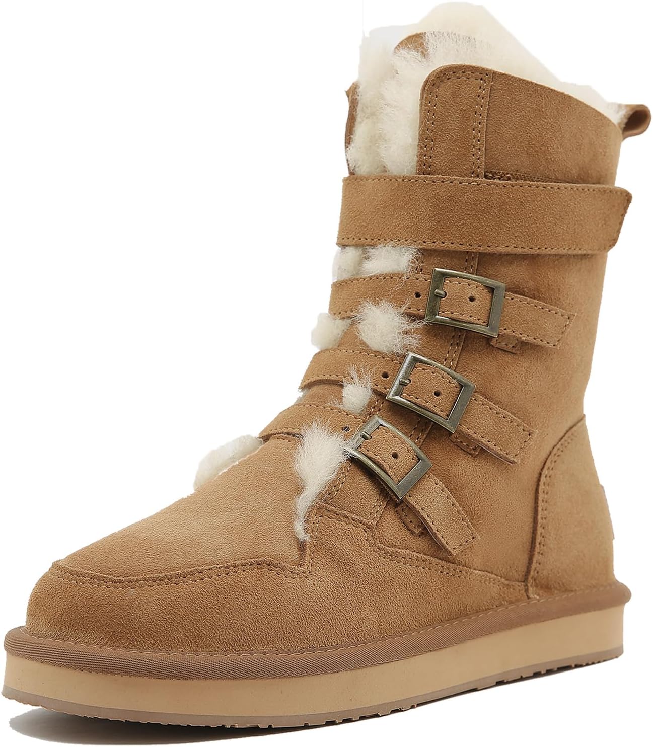 

Зимние ботинки из 100 австралийской овчины для женщин и мужчин Mel&Syd, хаки