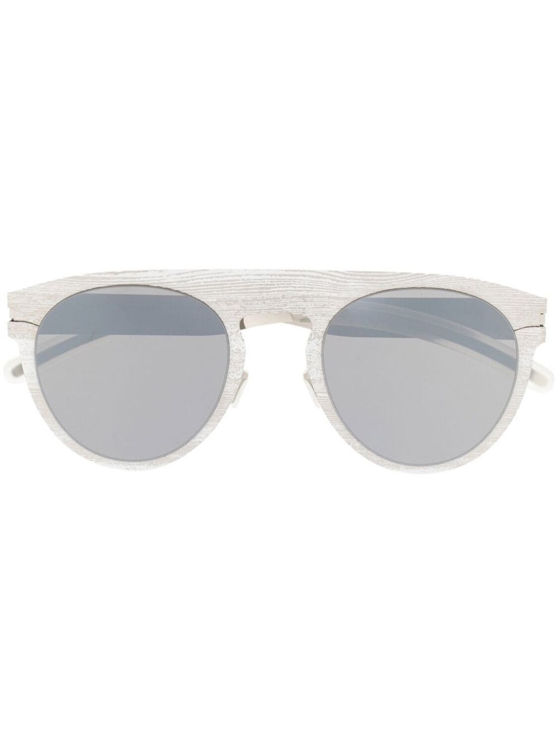 

Mykita солнцезащитные очки в круглой оправе, серебристый