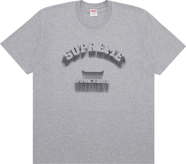 

Футболка Supreme Shadow 'Heather Grey', серый