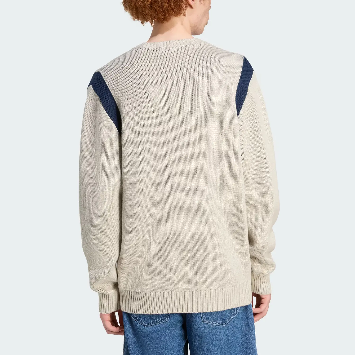 Вязаный свитер FW25 Regular Adidas Originals, коричневый — фото 4