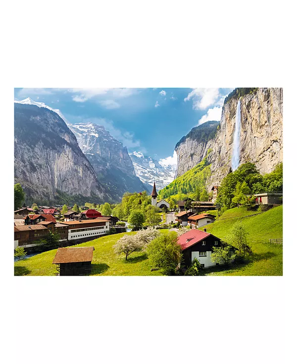 Красный пазл из 3000 деталей — Лаутербруннен, Швейцария Trefl, multi-color — фото 2
