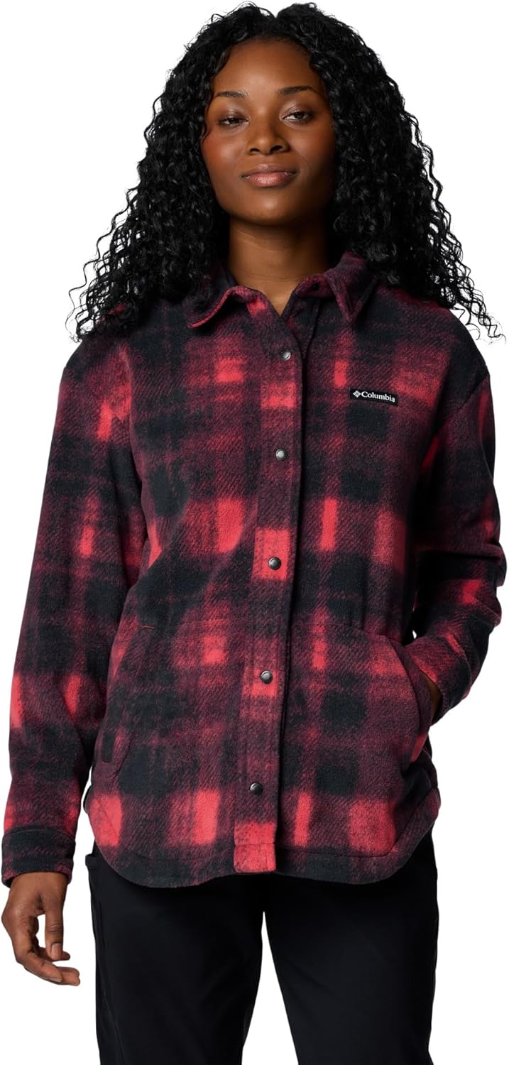 

Columbia женская куртка-рубашка Benton Springs II, Daredevil Omblur Tonal