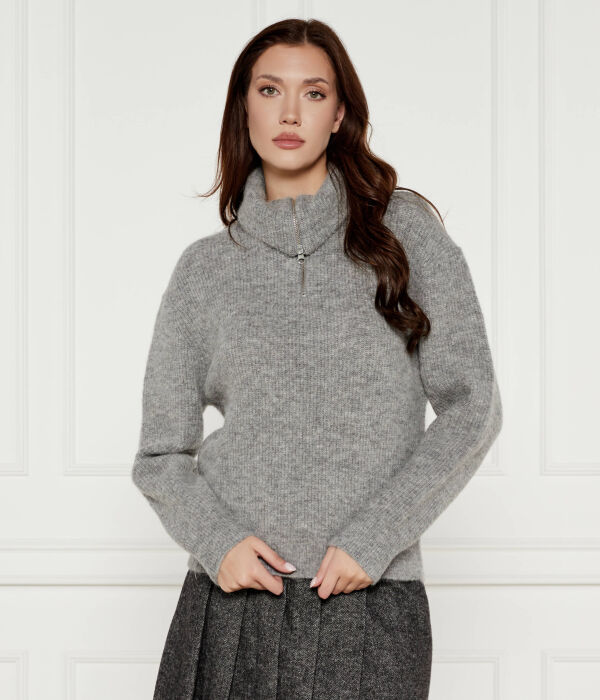 

Водолазка шерстяная Samsøe Samsøe Saanour Regular Fit, серый