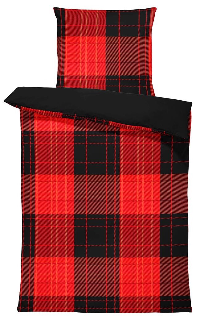 

Постельное белье из 4 предметов 135х200 см дровосек в клетку черно-красный модерн из микрофибры One-Home, Черный, Постельное белье из 4 предметов 135х200 см дровосек в клетку черно-красный модерн из микрофибры One-Home