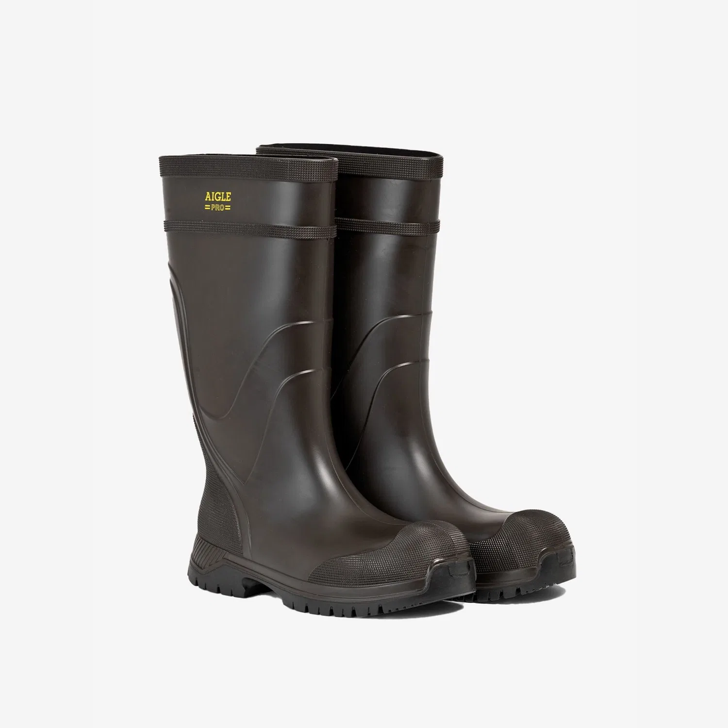 Мужские резиновые сапоги Arvalt коричневые от Aigle