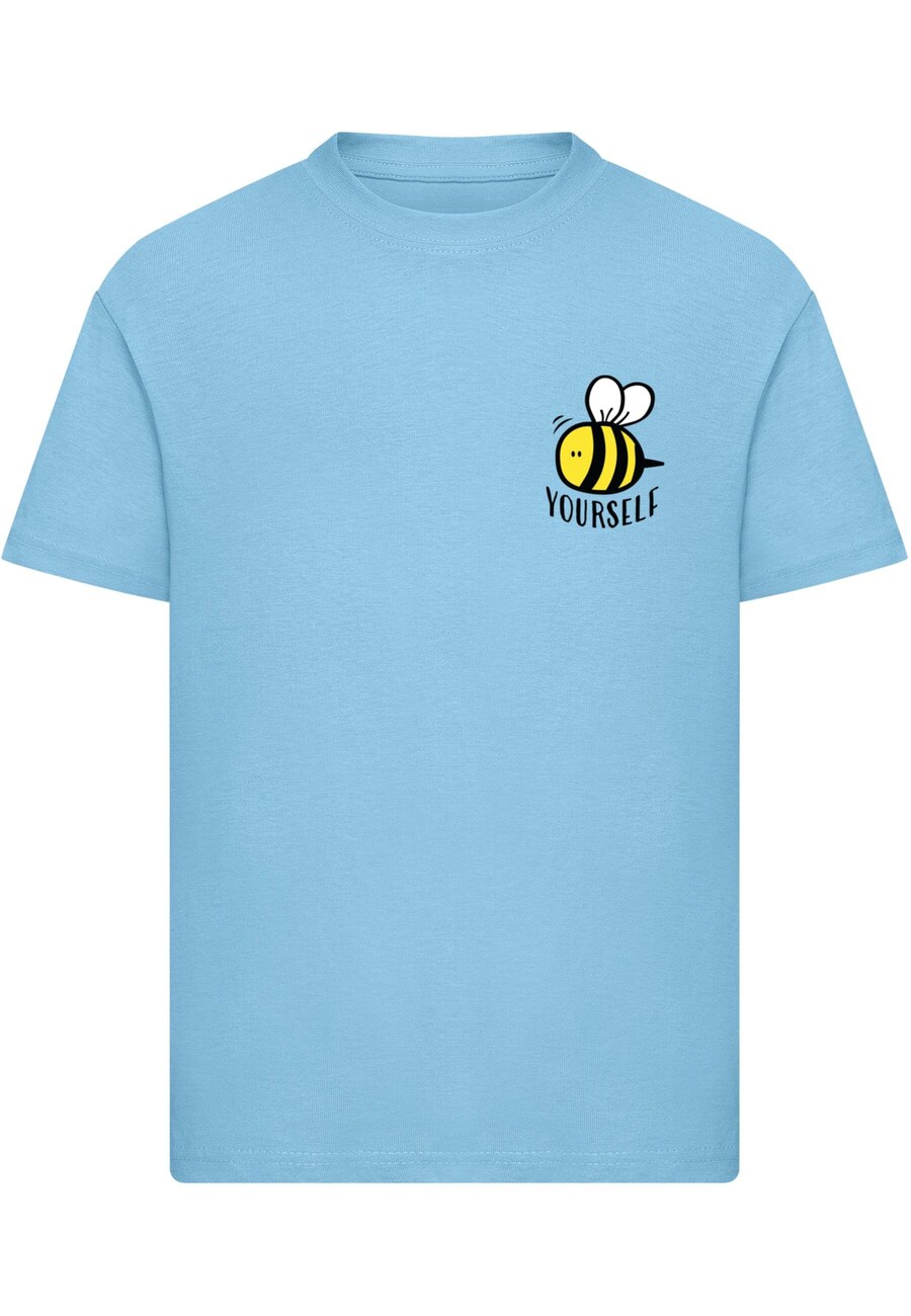

Рубашка Merchcode Bee Yourself, светло-синий