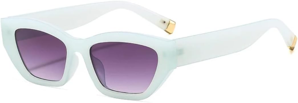 

Солнцезащитные очки с защитой от УФ-излучения UV400 | «Кошачий глаз», прозрачные, конфетные, в стиле панк | для женщин и мужчин, для занятий спортом на открытом воздухе и вождения DSVIGF, Lightblue-gray