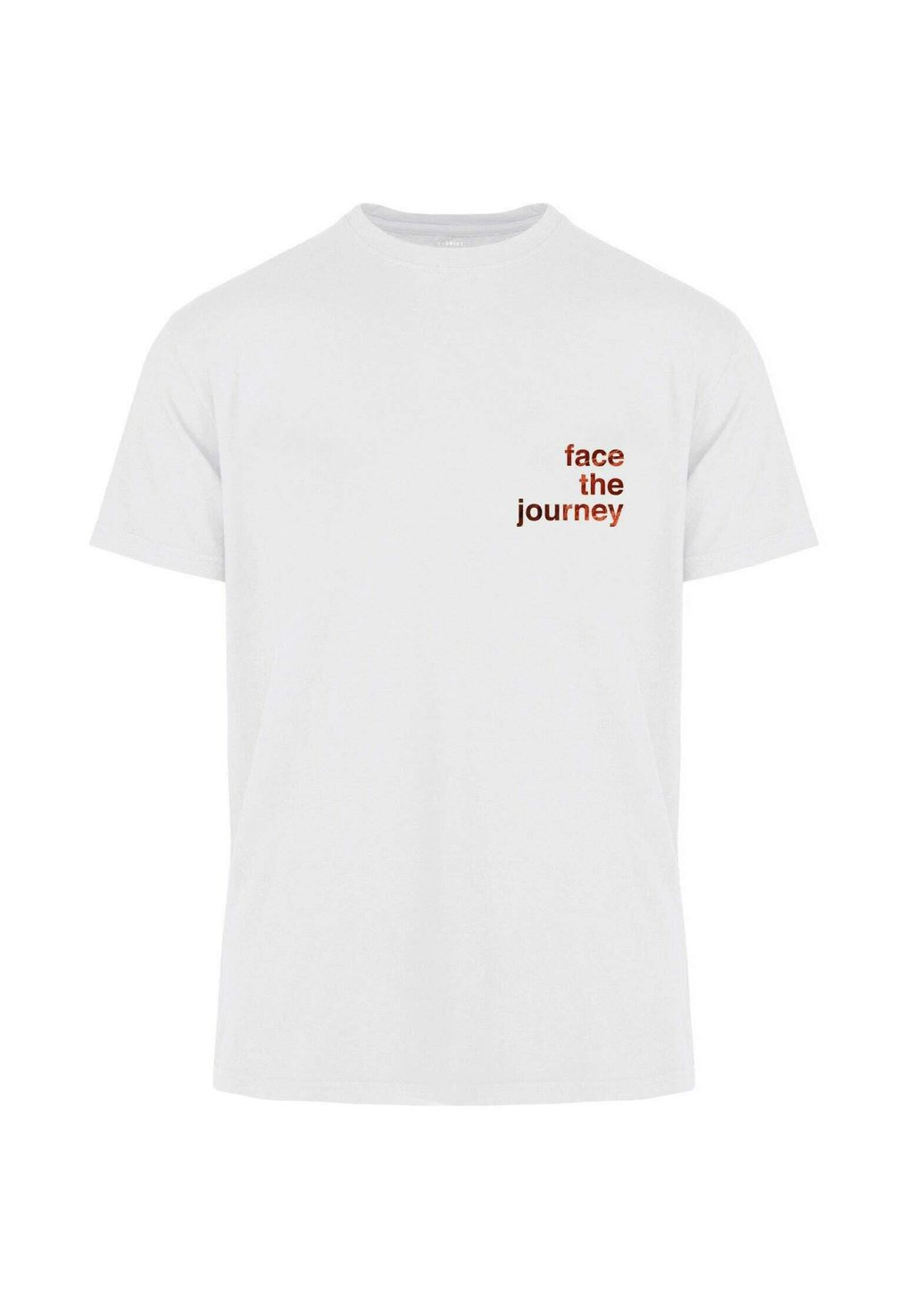 

Футболка с принтом CON FACE THE JOURNEY ASTRONAUT Bomboogie, белый