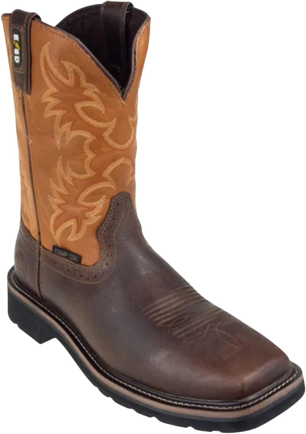 

Мужские ботинки Justin Men's Actuator Western с композитным носком - Wk4300, коричневый