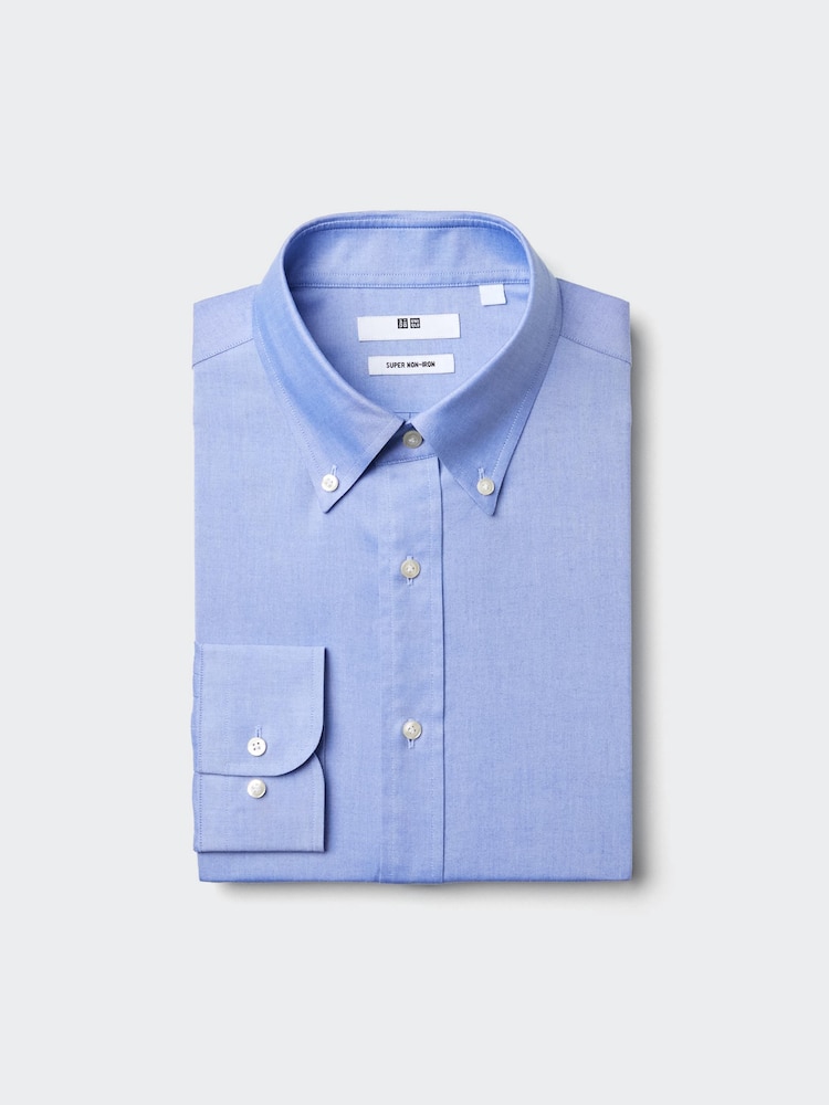 

Рубашка мужская Uniqlo, цвет 64 синий