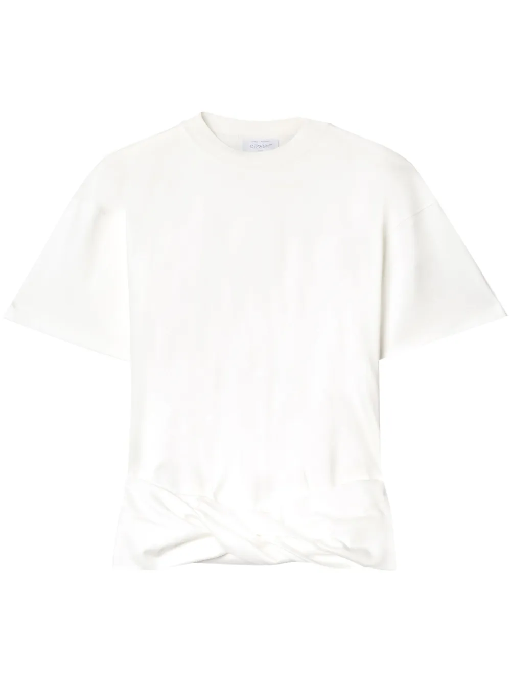

Футболка с драпировкой и логотипом Arrows OFF-WHITE, белый