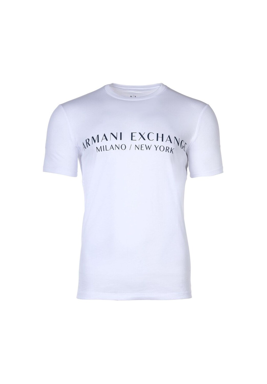 

Мужская футболка с надписью, круглый вырез, хлопок стрейч ARMANI EXCHANGE