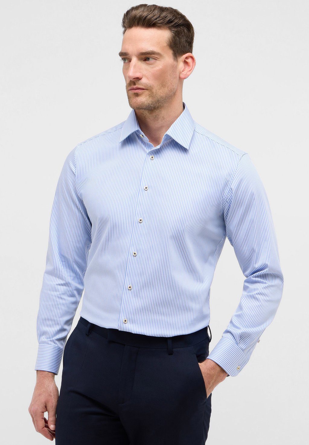 

Рубашка MODERN FIT Eterna, светло-голубой