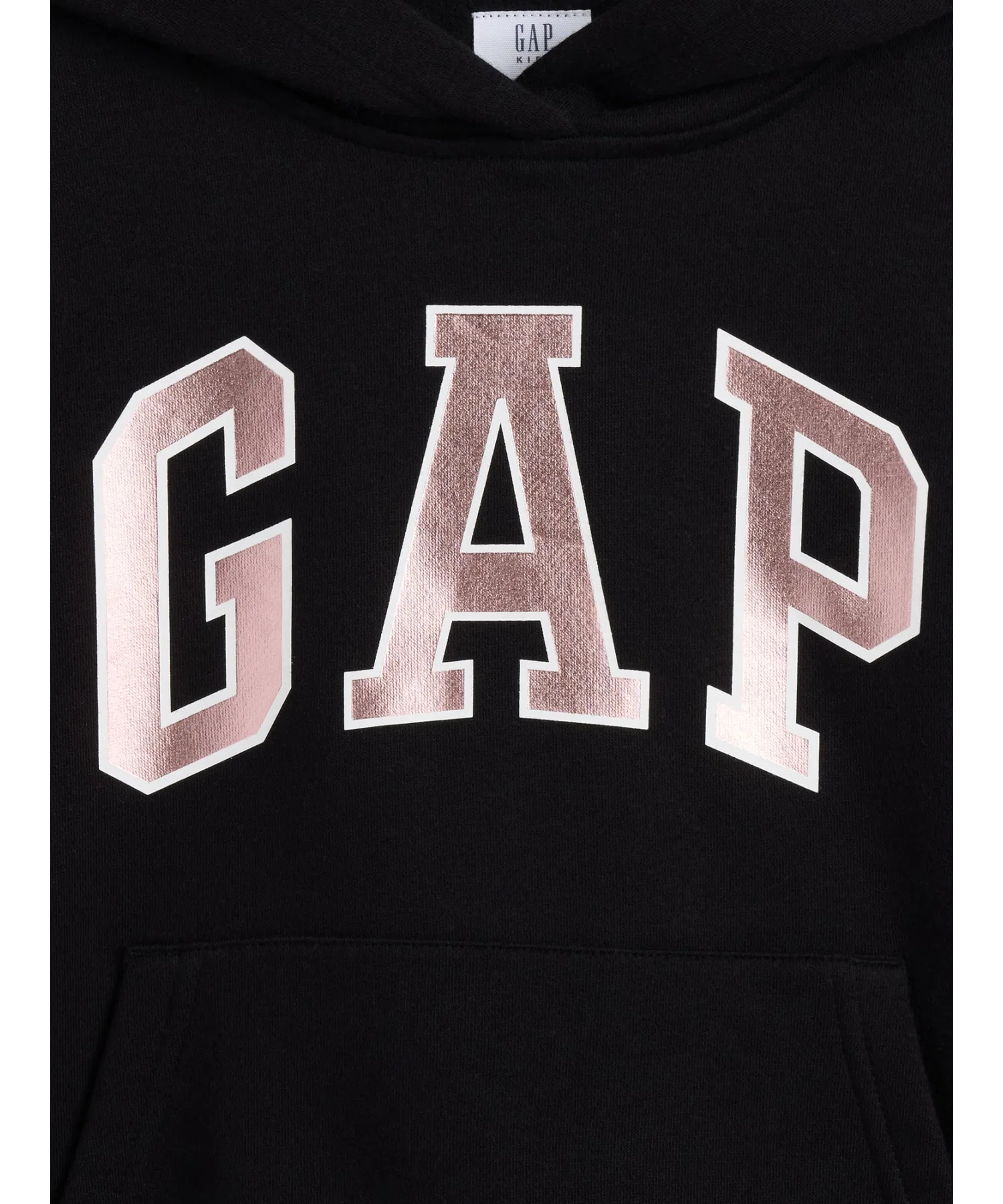 Детская толстовка свободного кроя на молнии с логотипом GAP. — фото 4