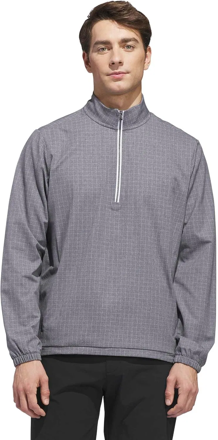 Adidas мужская куртка-полузип Ultimate365 Set Woven, серый