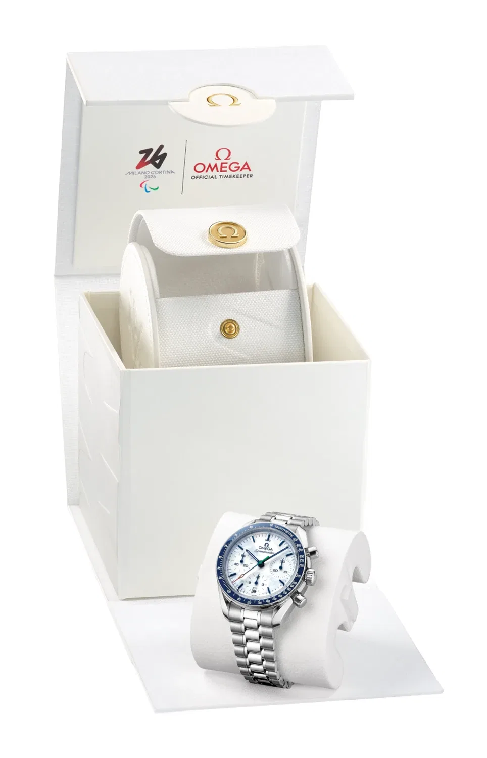 Speedmaster 38 мм, сталь на стали - 522.30.38.50.04.002 OMEGA, серебряный — фото 3