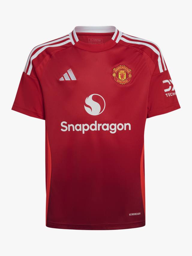 Детская домашняя футболка Manchester United adidas — фото 4