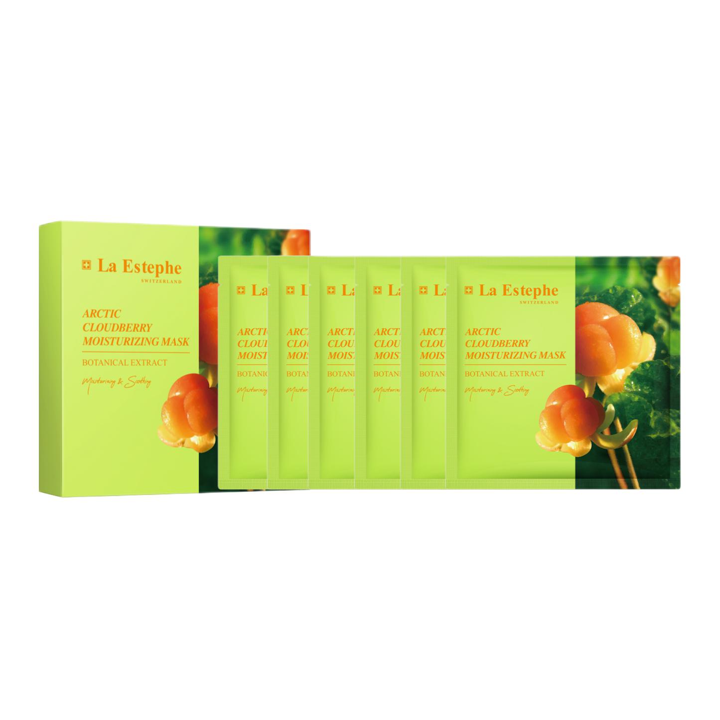 

Маска для лица Nordic Cloudberry увлажняющая успокаивающая увлажняющая 6 таблеток LaEstephe