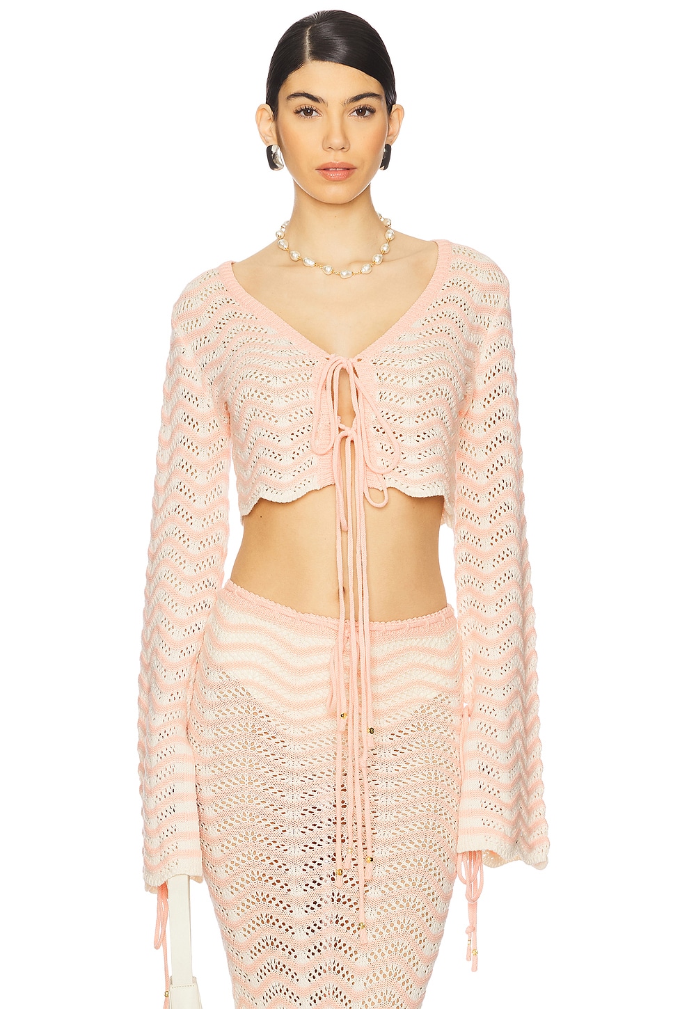 

Рубашка Miana Bananhot, knitted pink
