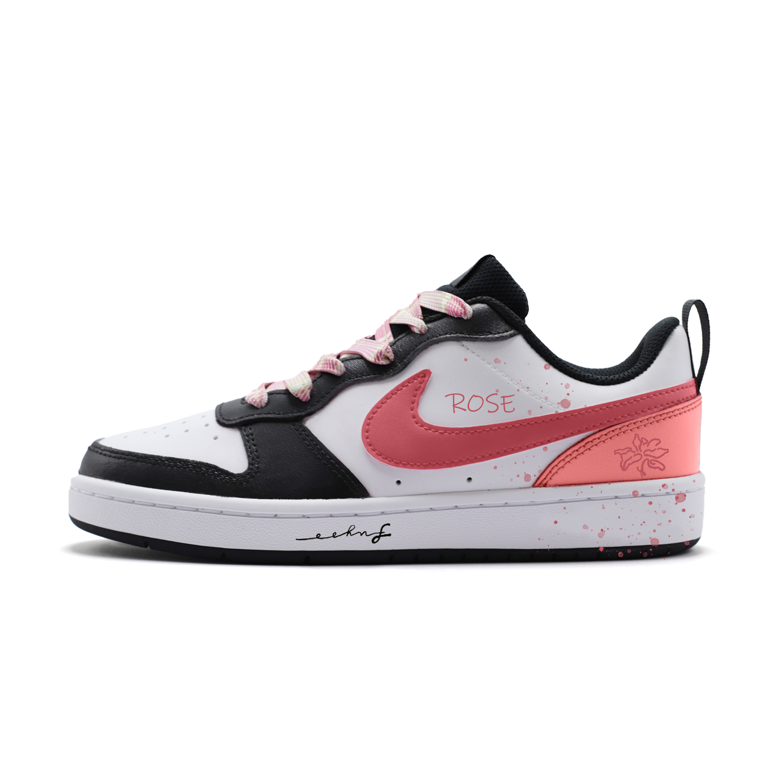 

Nike Низкие детские кроссовки для скейтбординга Court Borough Fuchsia Wave для подростков