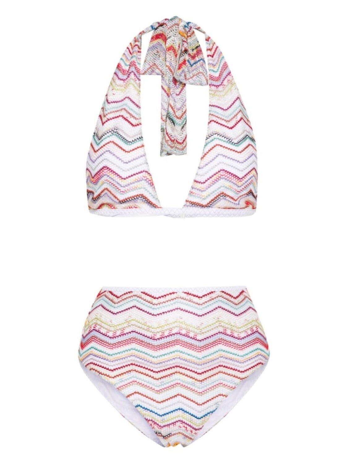 

Missoni бикини в технике кроше с узором зигзаг, белый