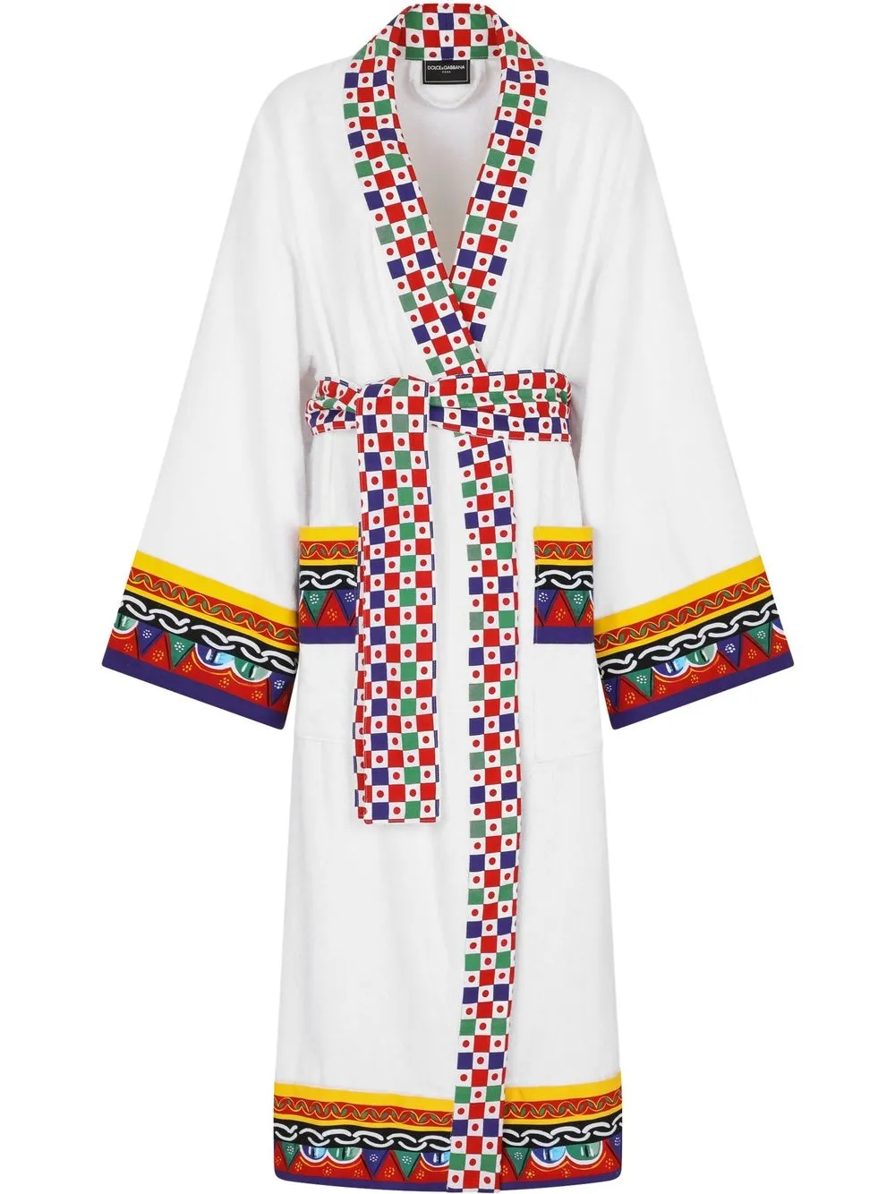 

Махровый халат DOLCE & GABBANA, белый