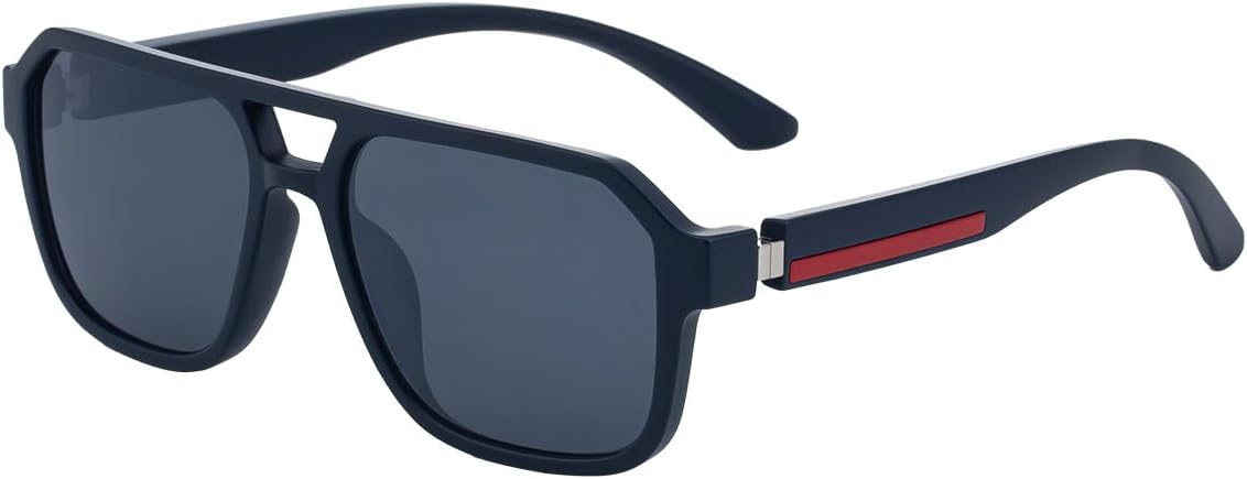 

Мужские солнцезащитные очки для вождения, ретро-квадратная оправа с защитой от УФ-излучения, четкое зрение для использования на открытом воздухе и в повседневной жизни GDKPJDT, 6