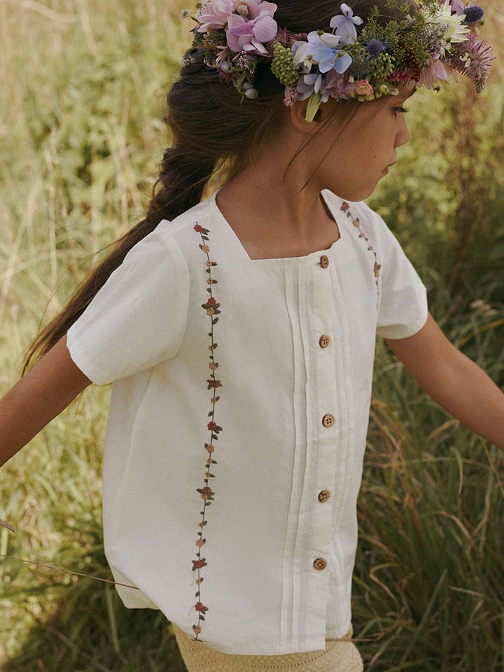 

Lil Atelier Блузка кремового цвета