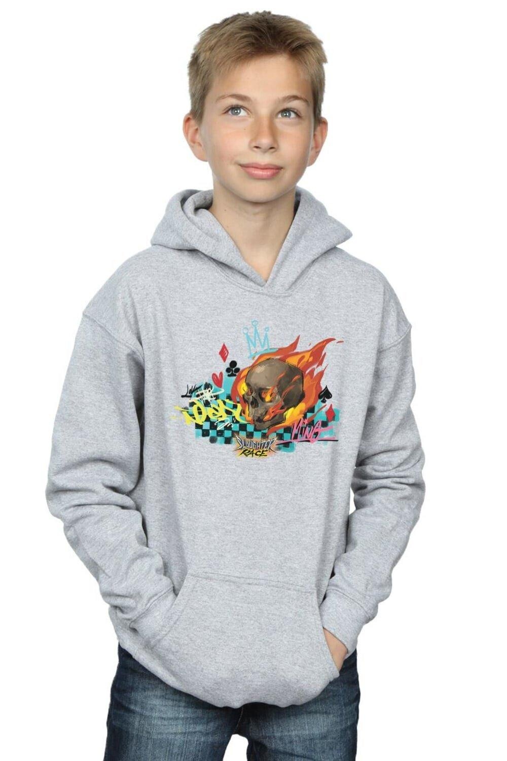 

Толстовка с черепом Wreck It Ralph Race Disney, серый