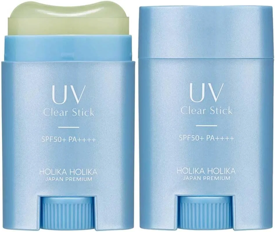 Солнцезащитный стик Holika Holika UV Stick SPF 50+ PA++++ прозрачный 22 г, набор 2 шт