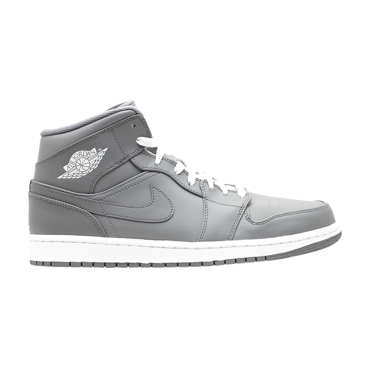 

Кроссовки Air Jordan 1 Mid 'Grey White', серый