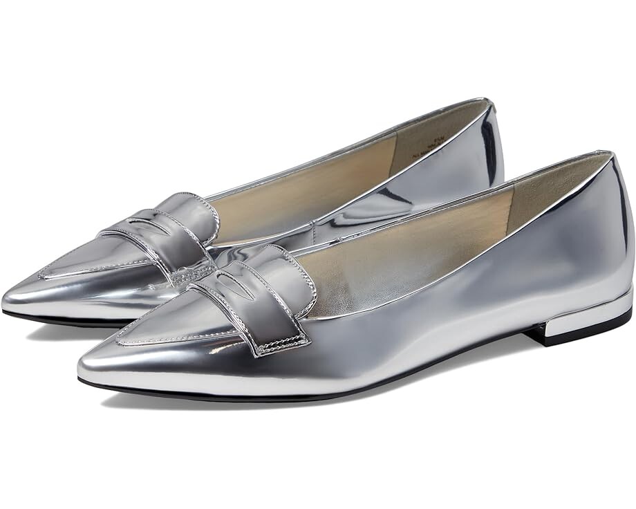 

Туфли на плоской подошве Nine West Lallin, цвет Silver Mirror Metallic