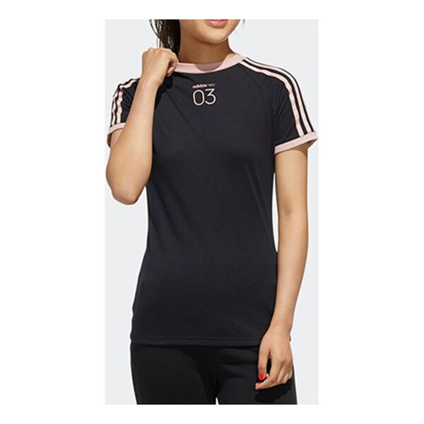 

Футболка neo w cs 3s tee короткий рукав Adidas, черный