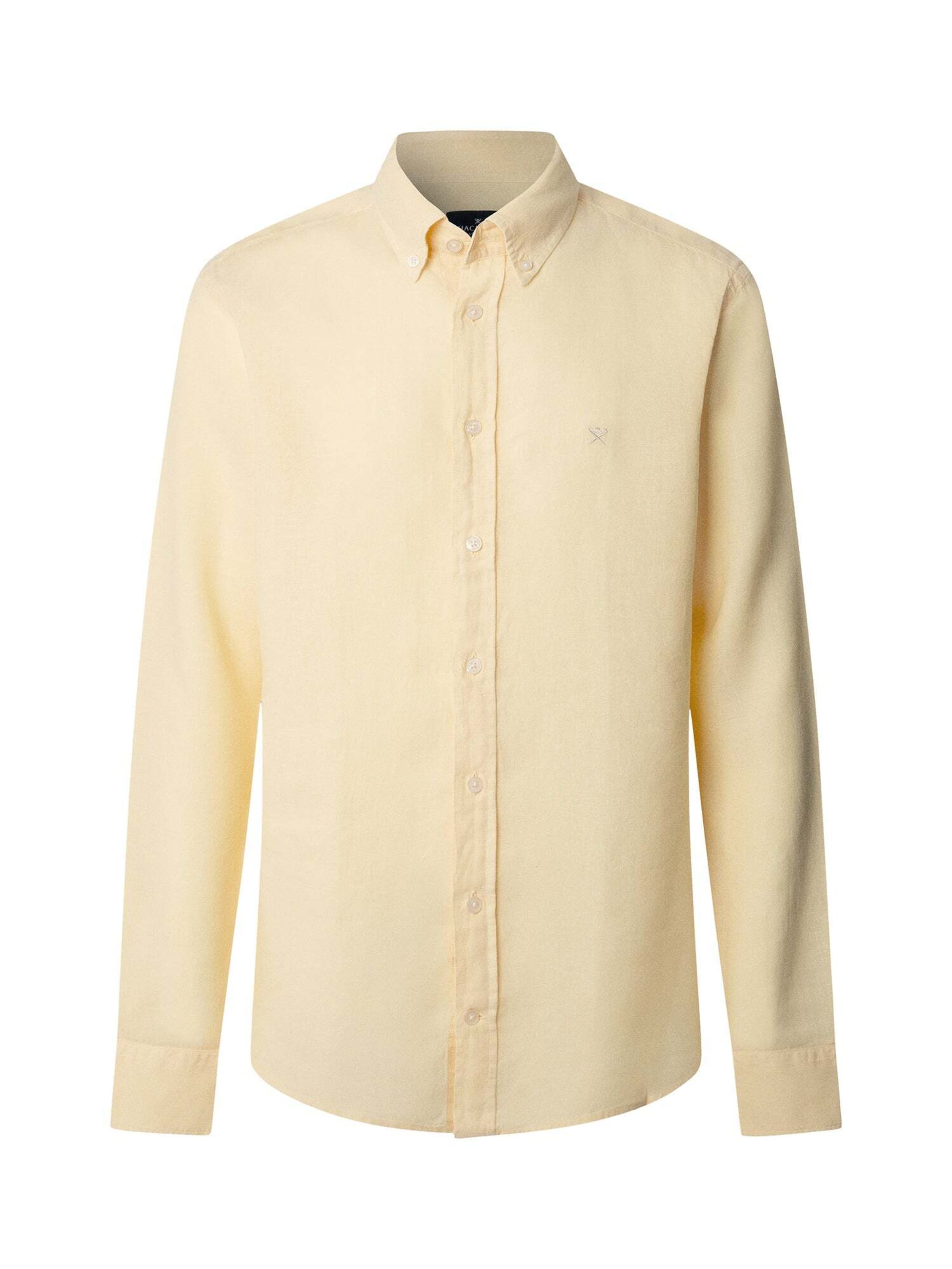 

Hackett London Рубашка на пуговицах Regular fit в светло-желтом цвете