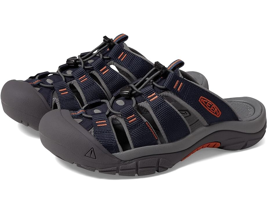 

Сандалии KEEN Newport Slide, цвет Sky Captain/Bombay Brown