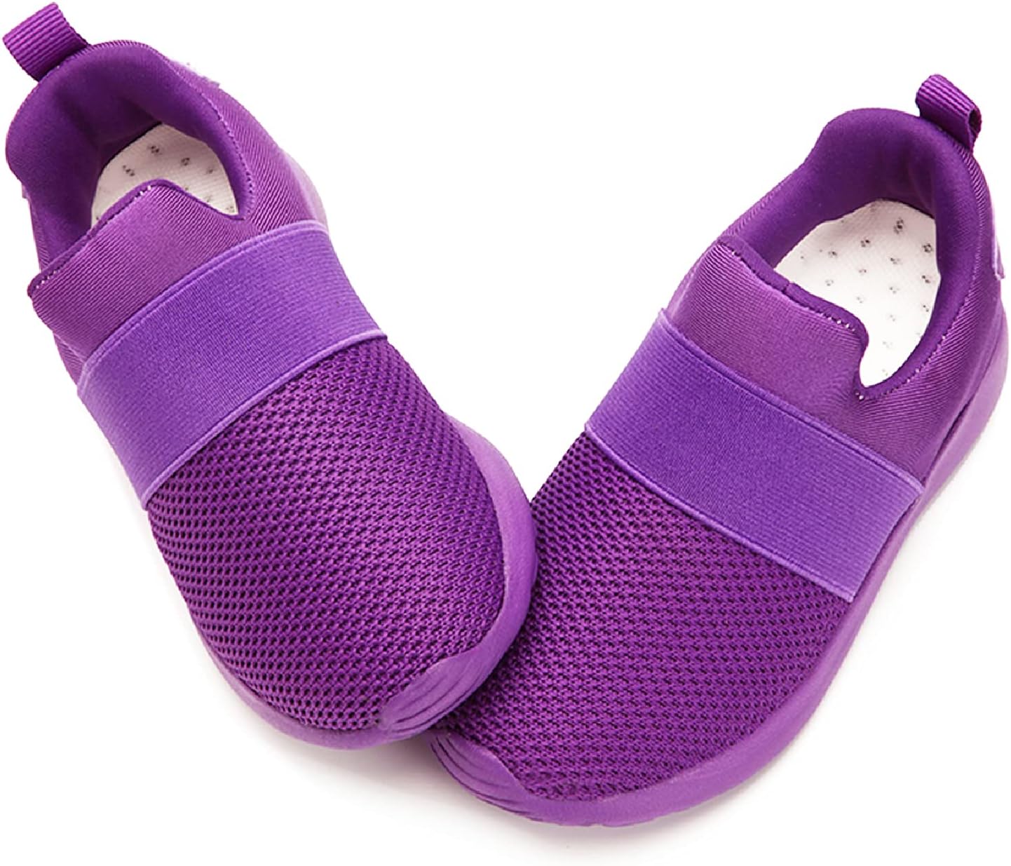 Детские кроссовки для мальчиков и девочек QIJGS, для малышей и детей младшего возраста, для бега, тенниса и прогулок, черные, размер 21 — фото 3
