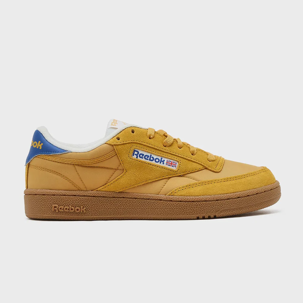 Мужские нейлоновые кеды Club C 85 жёлтые от Reebok — фото 2