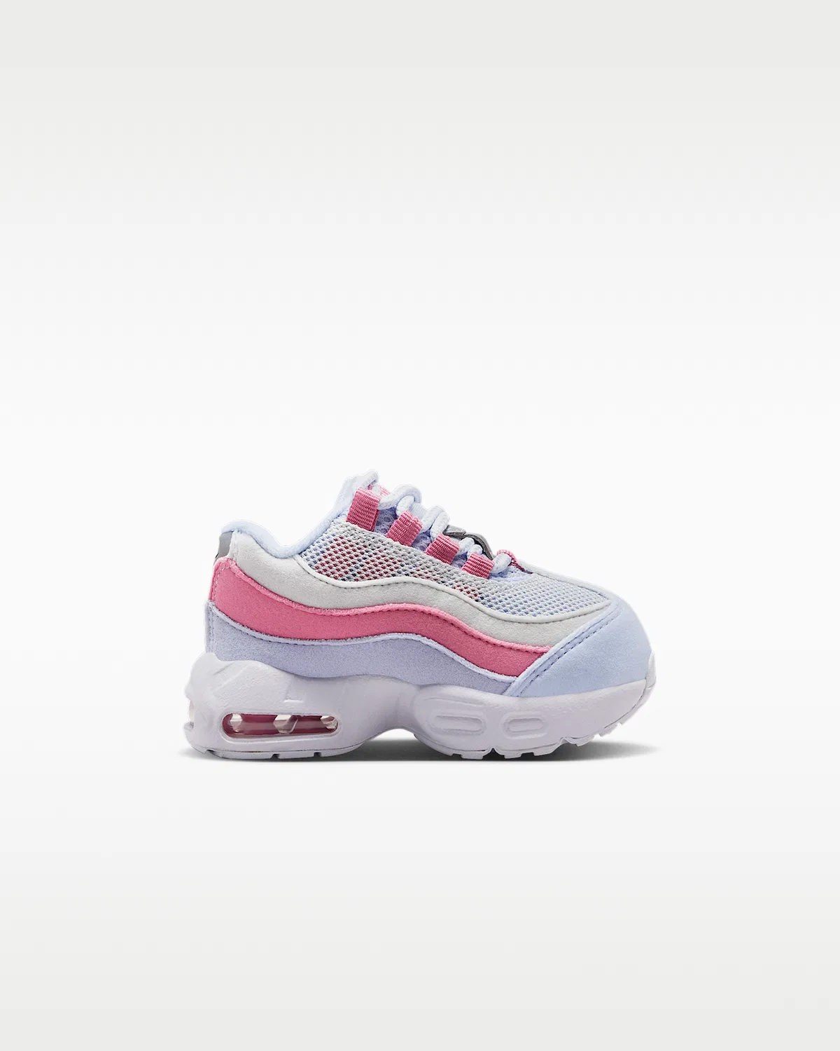 Кроссовки Nike Air Max 95 для малышей, Football Grey/Peony/Ghost/White — фото 3