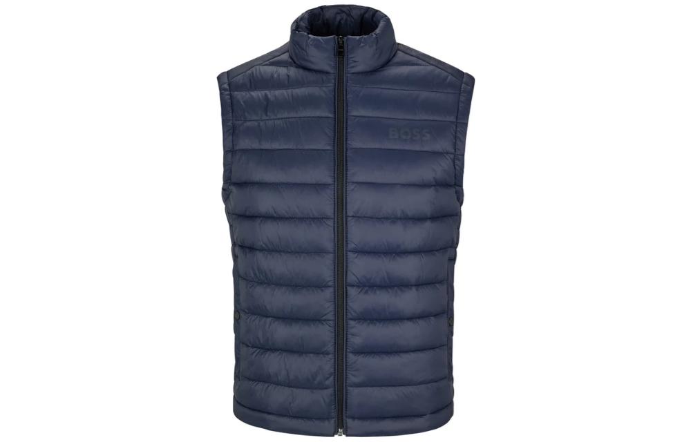 

Жилет Boss Tonal Logo Packable HUGO BOSS, темно-синий