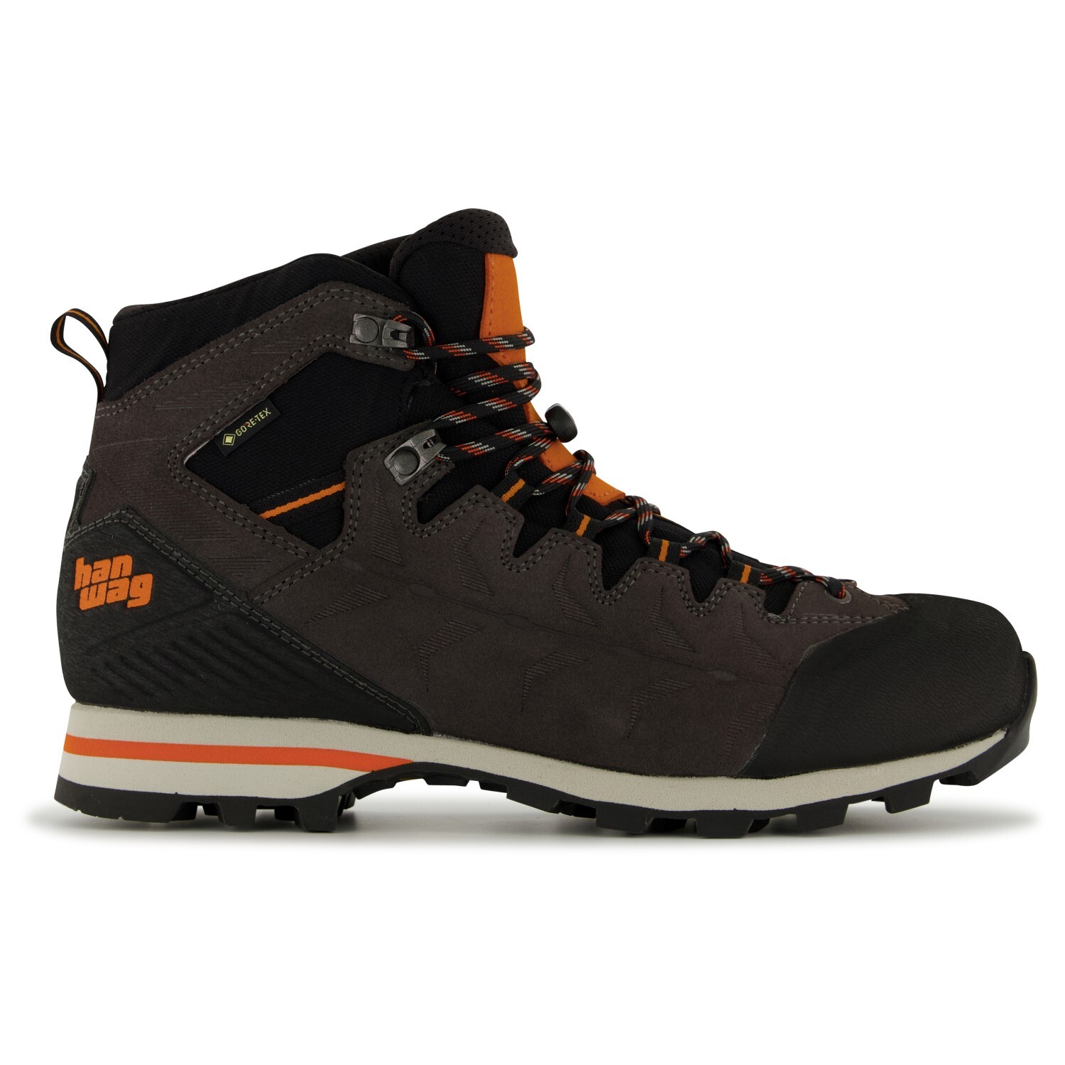 

Ботинки для прогулки Hanwag Makra Light GTX, цвет Asphalt/Orange