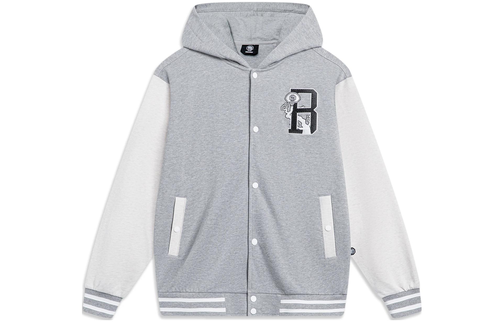 

Толстовка LiNing Badfive унисекс в сером меланже