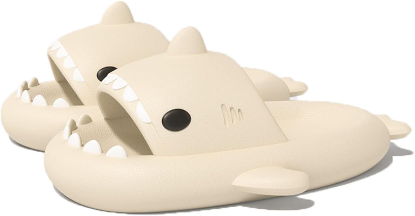 

Шлепанцы Zureto Shark для женщин и мужчин, белый