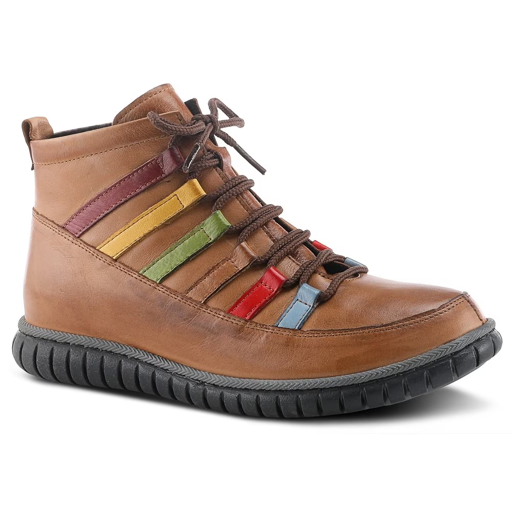 Ботинки на шнуровке Mambo Spring Step, medium brown multi leather