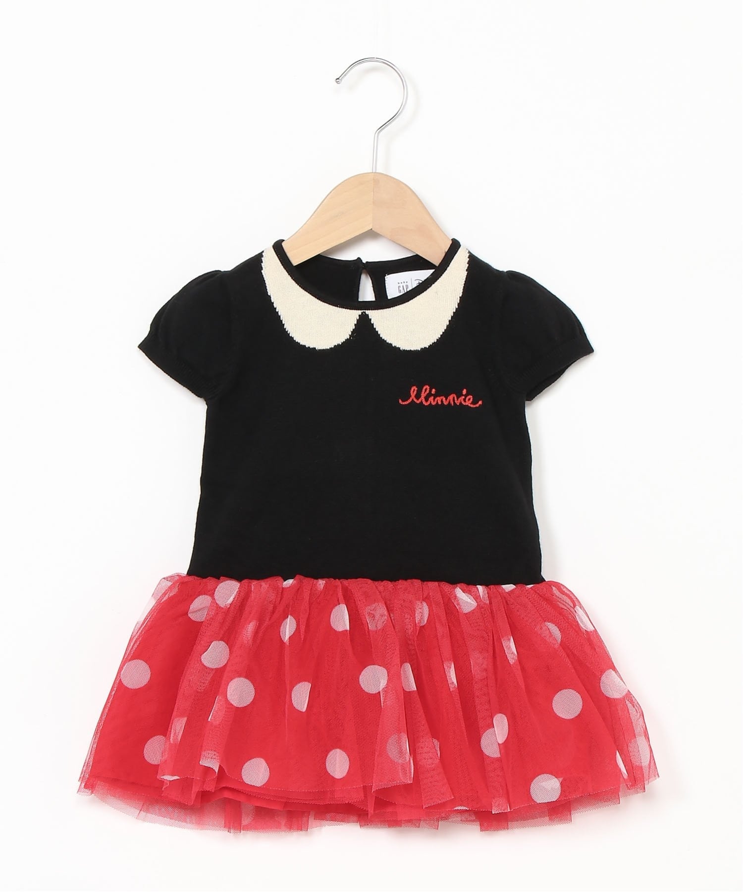 (K)babyGap Платье из тюля с изображением Минни Маус от Disney GAP, TRUE_BLACK — фото 4
