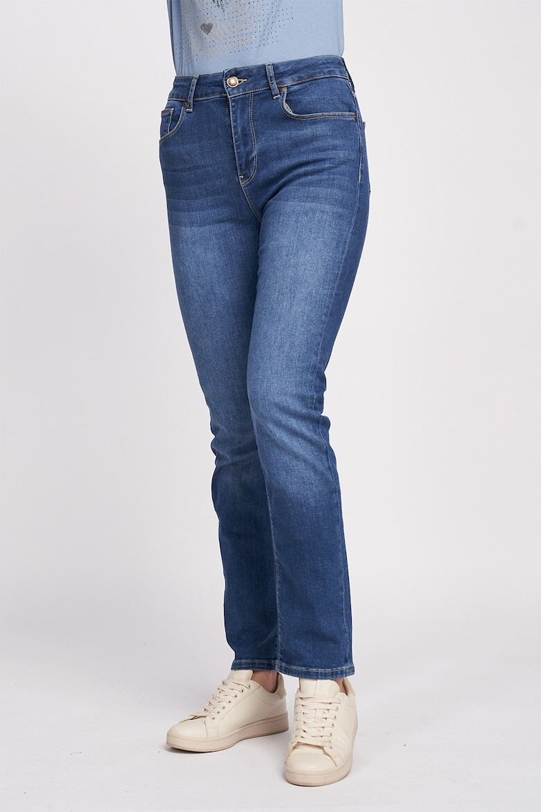 

Прямые джинсы с потертым эффектом Lee Cooper, синий