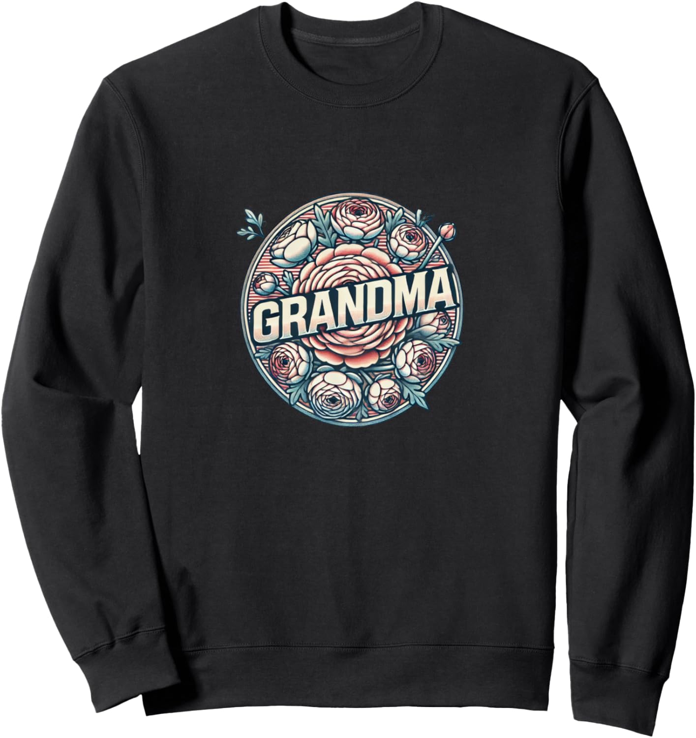 

Толстовка с изображением бабушки, посвященная Дню матери Floral Grandmas Gardens Snugg, черный